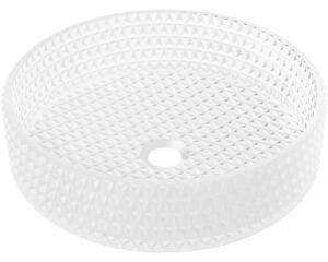 Mexen Aura lavoar de sticlă montat pe blat 39 x 39 cm, sticlă mată - 24013930