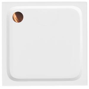 Rea, Cădiță de duș acrilică Rea Belmond Albă 80x80, KPL-04370