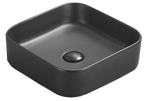 Mexen Vena chiuvetă de blat 37 x 37 cm, negru mat - 22193785