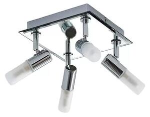 Zela 4 Plafonieră Chrome/White - Lindby