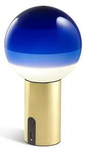 Dipping Light Portable Veioză Blue/Brushed Brass - Marset