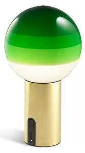 Dipping Light Portable Veioză Green/Brushed Brass - Marset