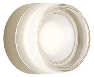 Lampă de perete de design bej cu sticlă opal IP44 - Michele