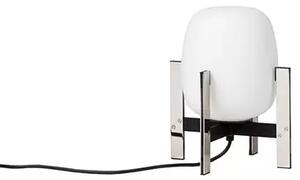 Cesta Metálica Veioză w/o Handle Stainless Steel/White Opal Glass - Santa & C