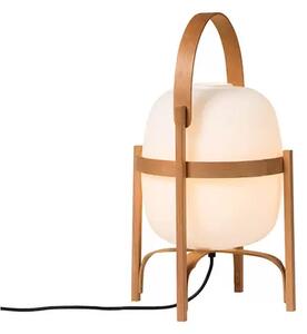 Cesta Veioză Wood/White Opal Glass - Santa & Cole