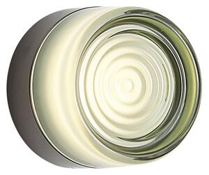 Lampă de perete de design neagră cu sticlă verde deschis IP44 - Michele