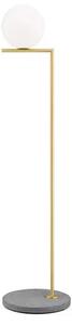 IC F1 Outdoor Brass (Grey Lava Marble) - Flos