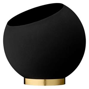 Globe Ghiveci Pentru Plante Ø30xH26,6 Black/Gold - AYTM