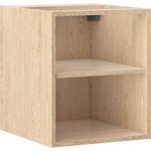 Mexen Box-A, dulap deschis cu raft 40 cm, stejar, 91AX2-0400-470-0-81
