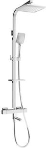Mexen - Set de duș CQ62 cu robinet termostatic Cube, crom, 779106295-00