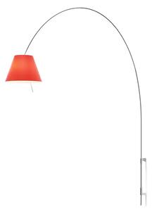 Lady Costanza Aplică de Perete cu Întrerupător Red/Aluminium - Luceplan