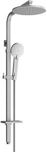 Mexen - Set de duș Q40 cu cap superior 20x20, grafit, 798404095-66