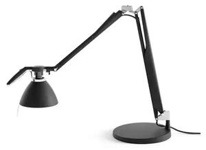 Fortebraccio Veioză cu 2 Arms Standard Base Întrerupător Black - Luceplan