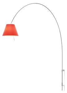 Lady Costanza Aplică de Perete cu Dimmer Red/Aluminium - Luceplan