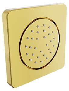 Mexen - duză de duș pentru podea, pătrată, 130x130 mm, auriu, 79366-50