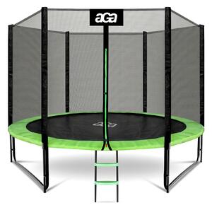 Aga SPORT PRO Trambulină 305 cm Verde deschis + plasă de protecție + scară
