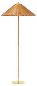 9602 Lampadar Brass/Wicker Willow - GUBI