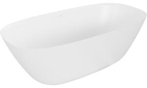 Mexen Como, cadă de sine stătătoare din conglomerat 170 x 82 cm, alb mat, 57311708200