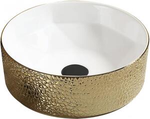 Lavoar Mexen CLARISA, 41 cm, alb/auriu, 22074153