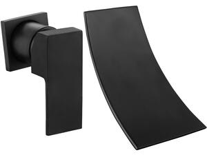 Mexen Celia - set chiuvetă ascuns, negru, 747415-70
