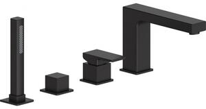 Mexen CUBE - baterie pentru cada 4 orificii, negru, 72932-70