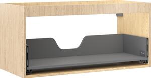 Mexen Box-A, dulap suspendat 100 cm, 1 sertar, stejar, 91AX0-1000-470-1-81