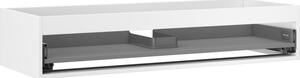Mexen Box-A, dulap suspendat 120 cm, 1 sertar, alb mat, 91AX0-1200-235-1-01