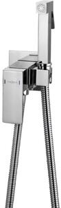 Mexen Cube, baterie pentru bideu ascuns cu spray manual, crom, 7599150-00
