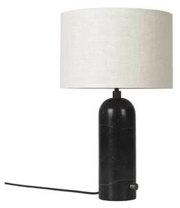 Gravity Veioză Small Black Marble/Canvas - GUBI