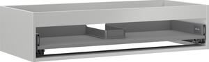 Mexen Box-A, dulap suspendat 100 cm, 1 sertar, gri mat, 91AX0-1000-235-1-62