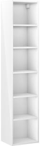Mexen Box-A, dulap înalt pentru baie 35x44,2x160 cm, alb lucios, 91AX1-1600-300-1-00