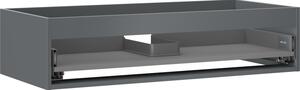 Mexen Box-A, dulap suspendat 100 cm, 1 sertar, grafit mat, 91AX0-1000-235-1-66