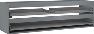 Mexen Box-A, dulap suspendat 160 cm, 2 sertare, grafit mat, 91AX0-1600-470-2-66
