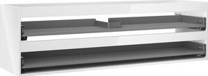 Mexen Box-A, dulap suspendat 160 cm, 2 sertare, alb lucios, 91AX0-1600-470-2-00