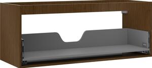 Mexen Box-A, dulap suspendat 120 cm, 1 sertar, nuc, 91AX0-1200-470-1-86