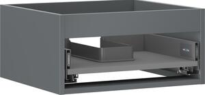 Mexen Box-A, dulap suspendat 50 cm, 1 sertar, grafit mat, 91AX0-0500-235-1-66