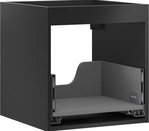 Mexen Box-A, dulap suspendat 45 cm, 1 sertar, negru mat, 91AX0-0450-470-1-71