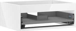 Mexen Box-A, dulap suspendat 60 cm, 1 sertar, alb lucios, 91AX0-0600-235-1-00