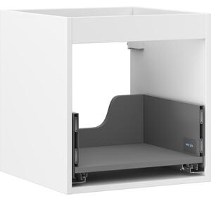 Mexen Box-A, dulap suspendat 45 cm, 1 sertar, alb mat, 91AX0-0450-470-1-01