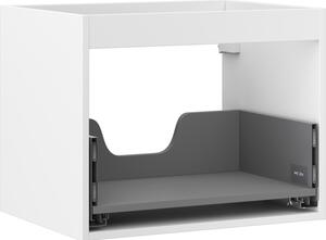 Mexen Box-A, dulap suspendat 60 cm, 1 sertar, alb mat, 91AX0-0600-470-1-01