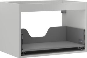 Mexen Box-A, dulap suspendat 70 cm, 1 sertar, gri mat, 91AX0-0700-470-1-62