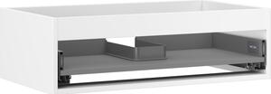 Mexen Box-A, dulap suspendat 80 cm, 1 sertar, alb mat, 91AX0-0800-235-1-01