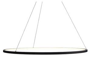 Gloria LED Lustră Pendul Ø80 Slim Negru - Antidark