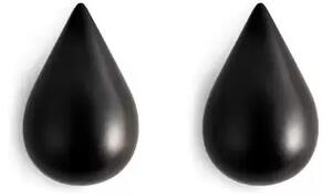 Dropit Hooks Small 2 pcs. Black - Normann Copenhagen