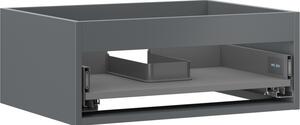Mexen Box-A, dulap suspendat 60 cm, 1 sertar, grafit mat, 91AX0-0600-235-1-66