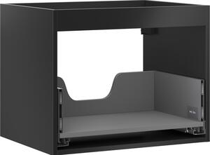 Mexen Box-A, dulap suspendat 60 cm, 1 sertar, negru mat, 91AX0-0600-470-1-71
