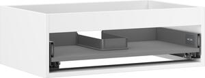 Mexen Box-A, dulap suspendat 70 cm, 1 sertar, alb mat, 91AX0-0700-235-1-01