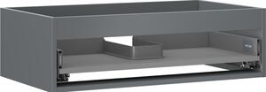Mexen Box-A, dulap suspendat 80 cm, 1 sertar, grafit mat, 91AX0-0800-235-1-66