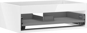Mexen Box-A, dulap suspendat 70 cm, 1 sertar, alb lucios, 91AX0-0700-235-1-00