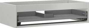 Mexen Box-A, dulap suspendat 90 cm, 1 sertar, gri mat, 91AX0-0900-235-1-62
